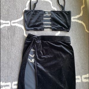 Sexy Skirt and top set